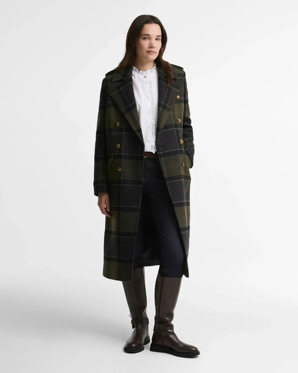 Cottesmore Checked Wool Coat