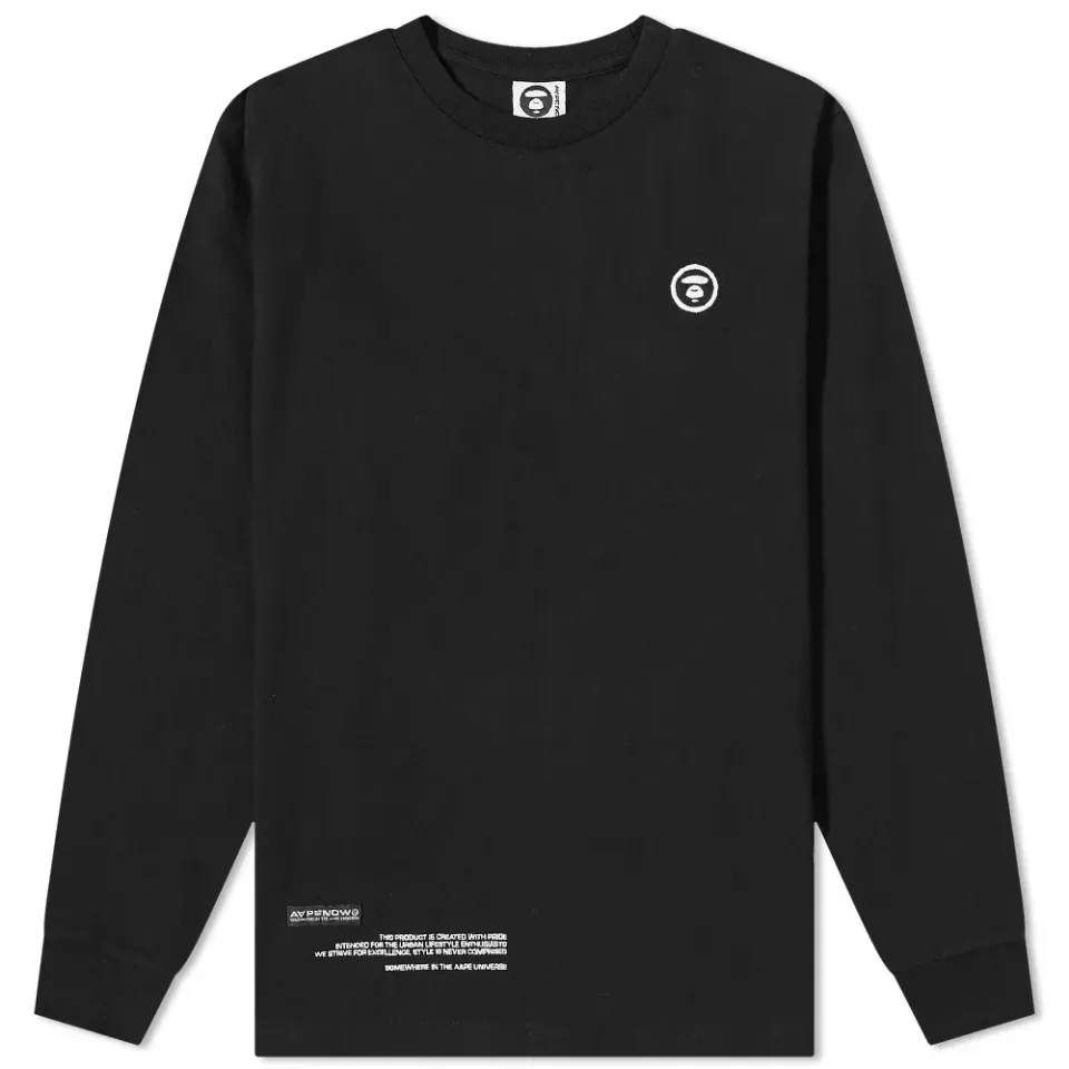 AAPE Long Sleeve AAPE Now T-Shirt
