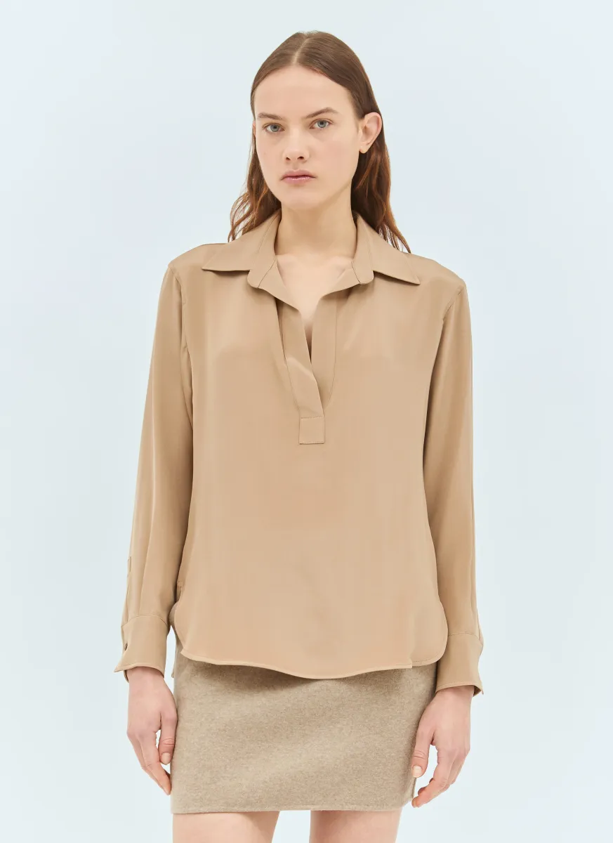 Silk Crêpe de Chine Shirt