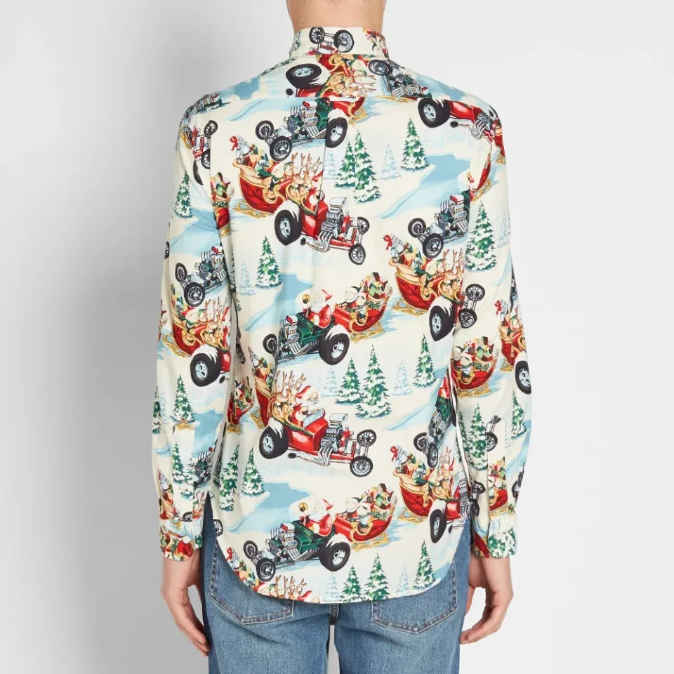 END. x Gitman Vintage Christmas Shirt