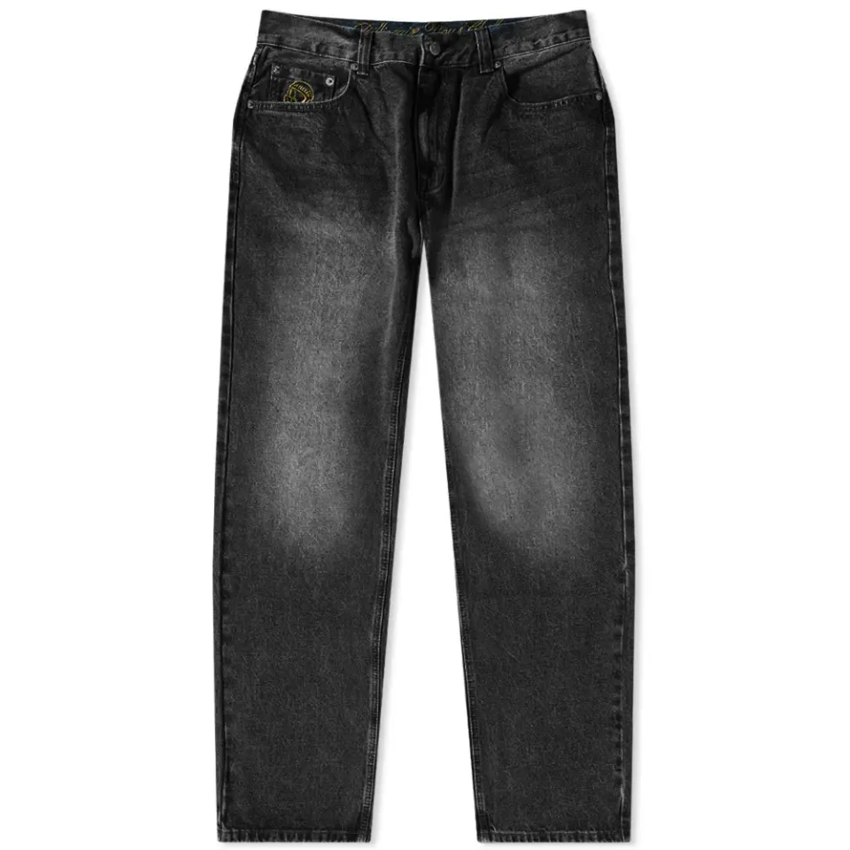 Embroidered Astro Jeans