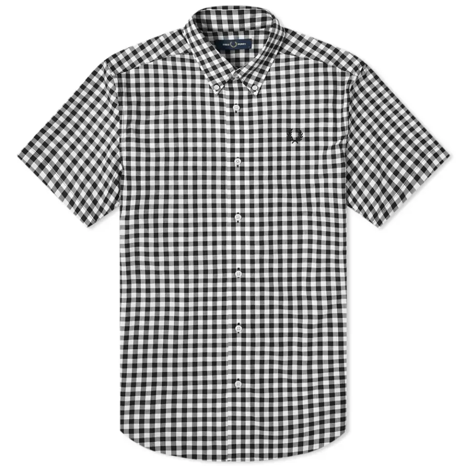 Short Sleeve Gingham Shirt