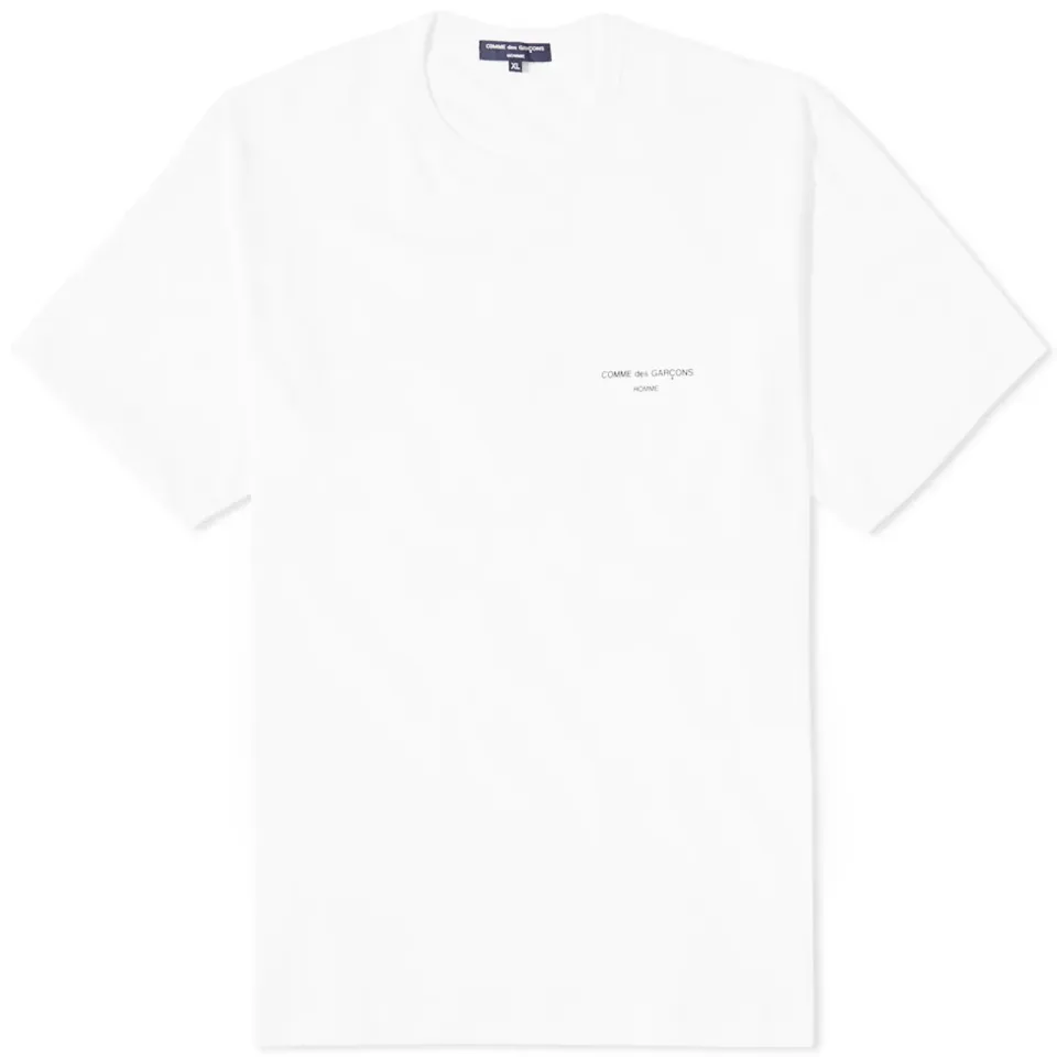 Comme Des Garçons Homme Chest Logo T-Shirt
