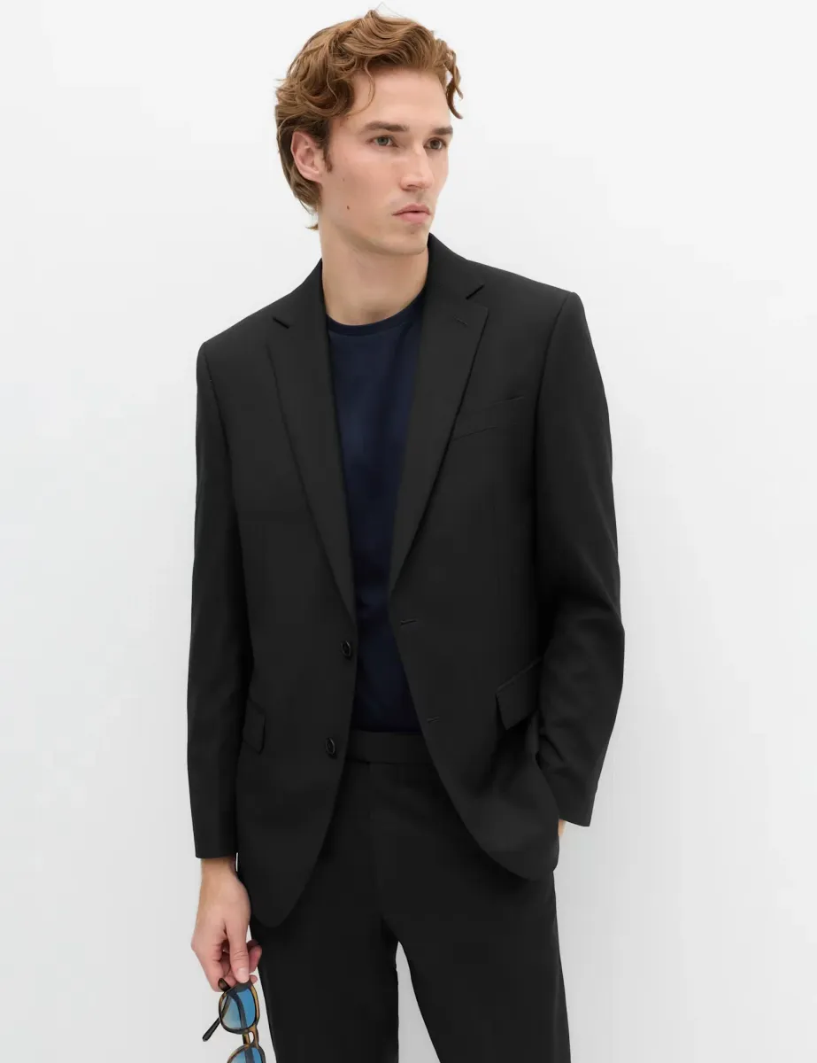 Regular Fit Stretch Ultimate Suit Jacket Black