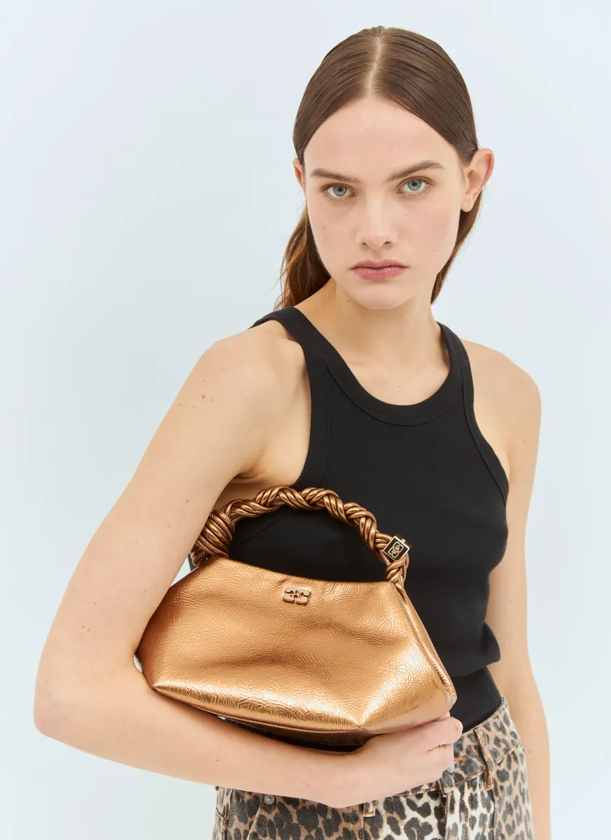 Metallic Small Bou Handbag
