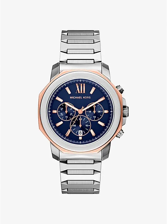 Oversized Prescott Two-Tone Watch