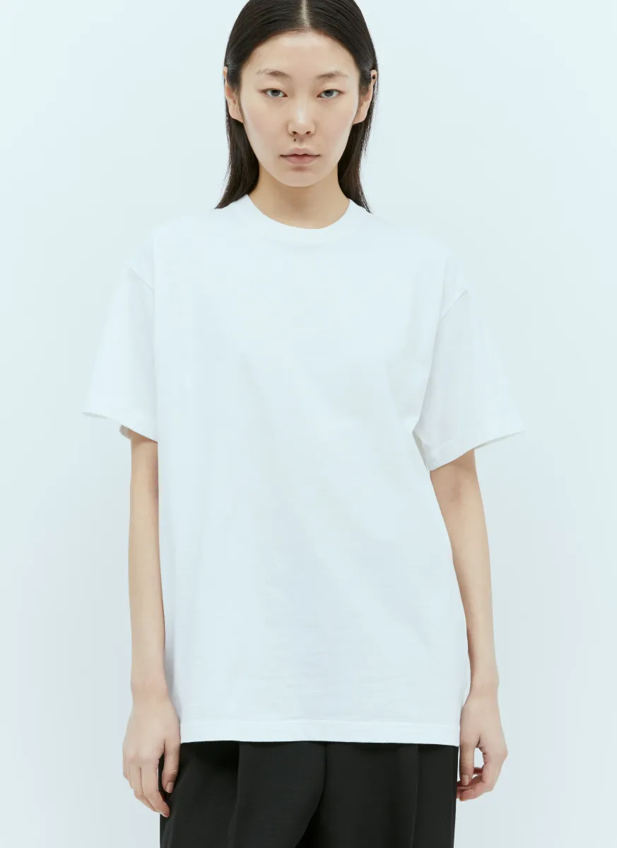 Straight Cotton Jersey T-Shirt