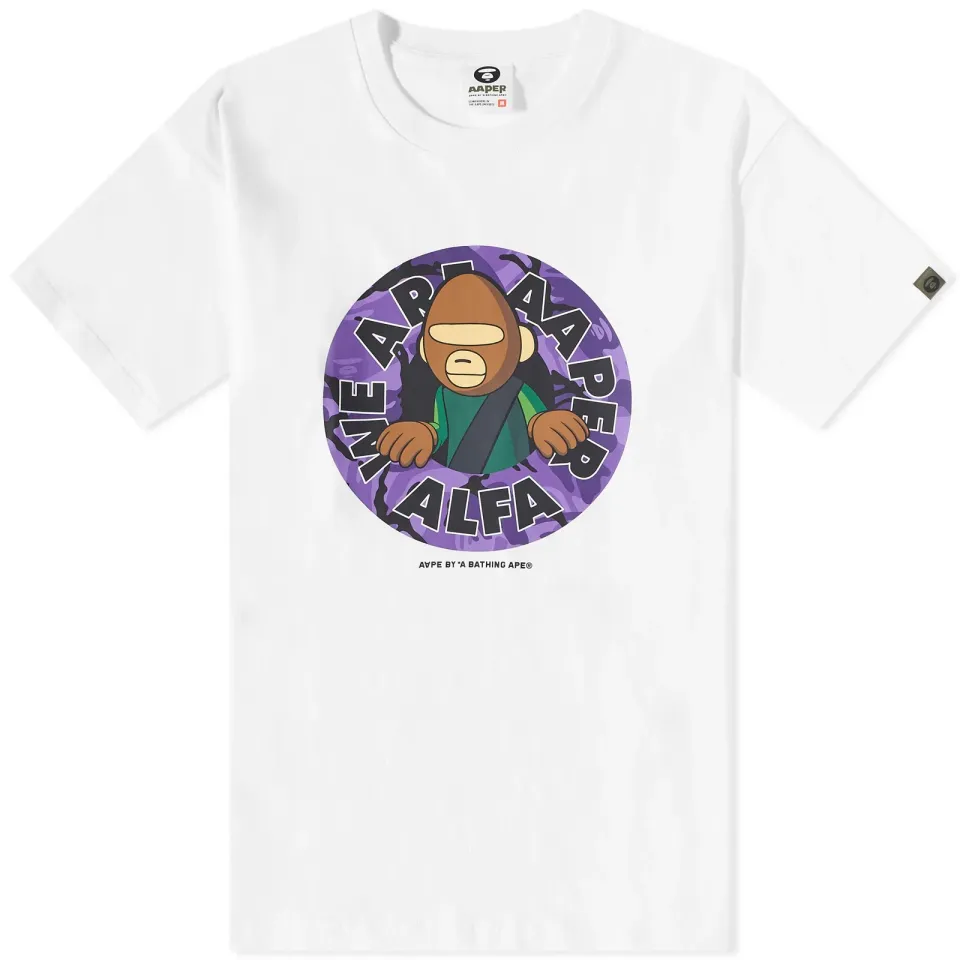 AAPE We Are Aaper Alfa Basic T-Shirt