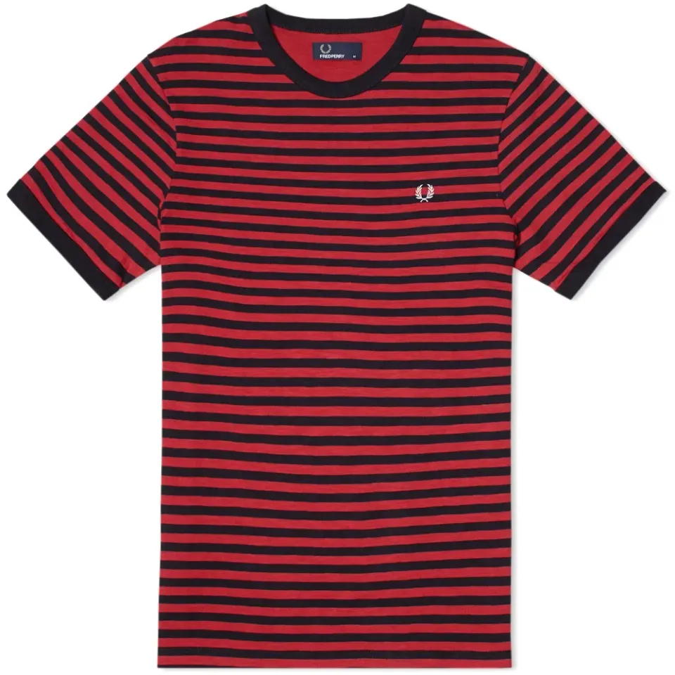 Fred Perry Slub Stripe Ringer Tee