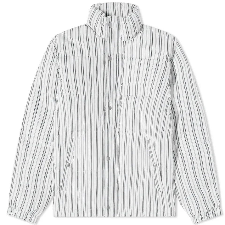Stripe Down Puffer Jacket