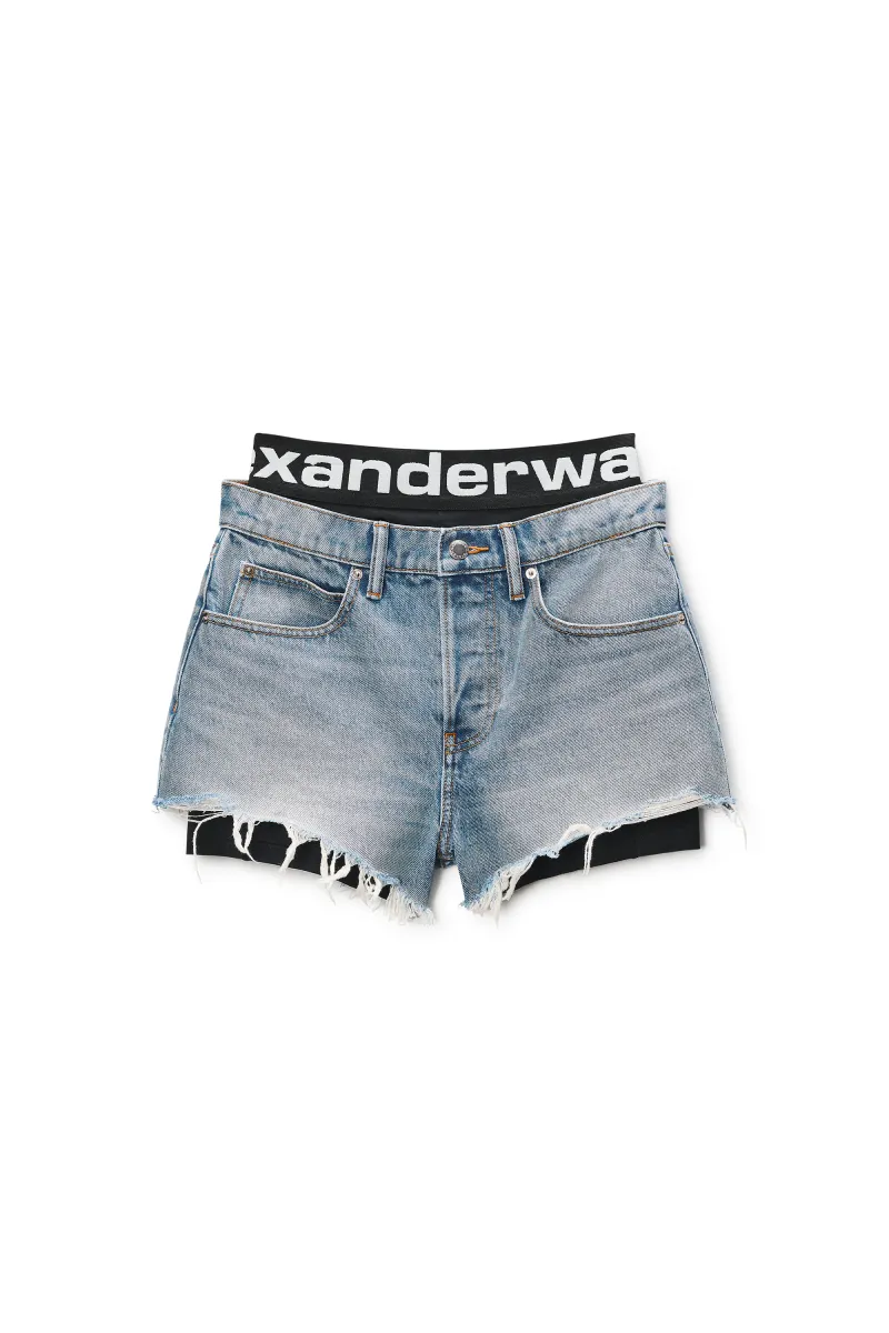 PRE-STYLED RELAXED LOGO BIKE SHORT