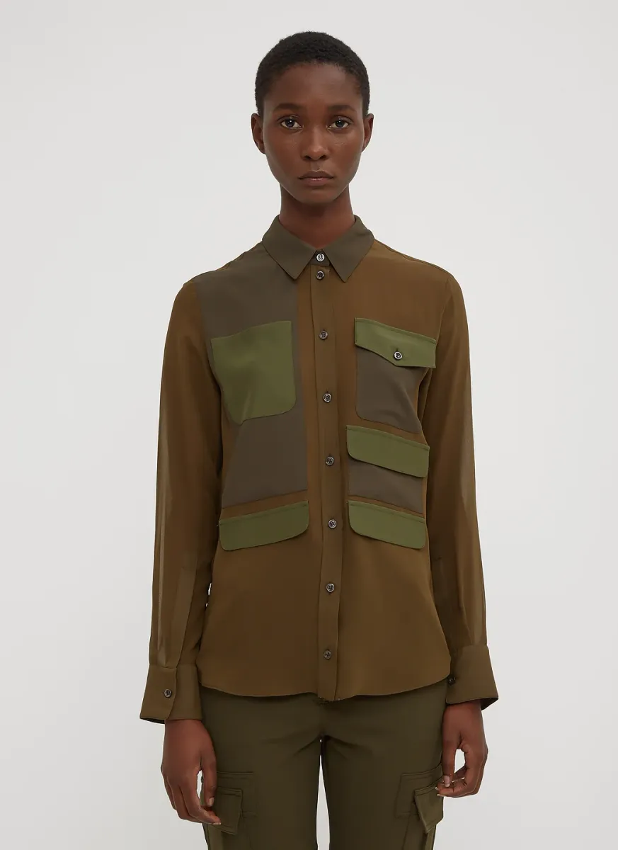 Havens Patched Shirt
