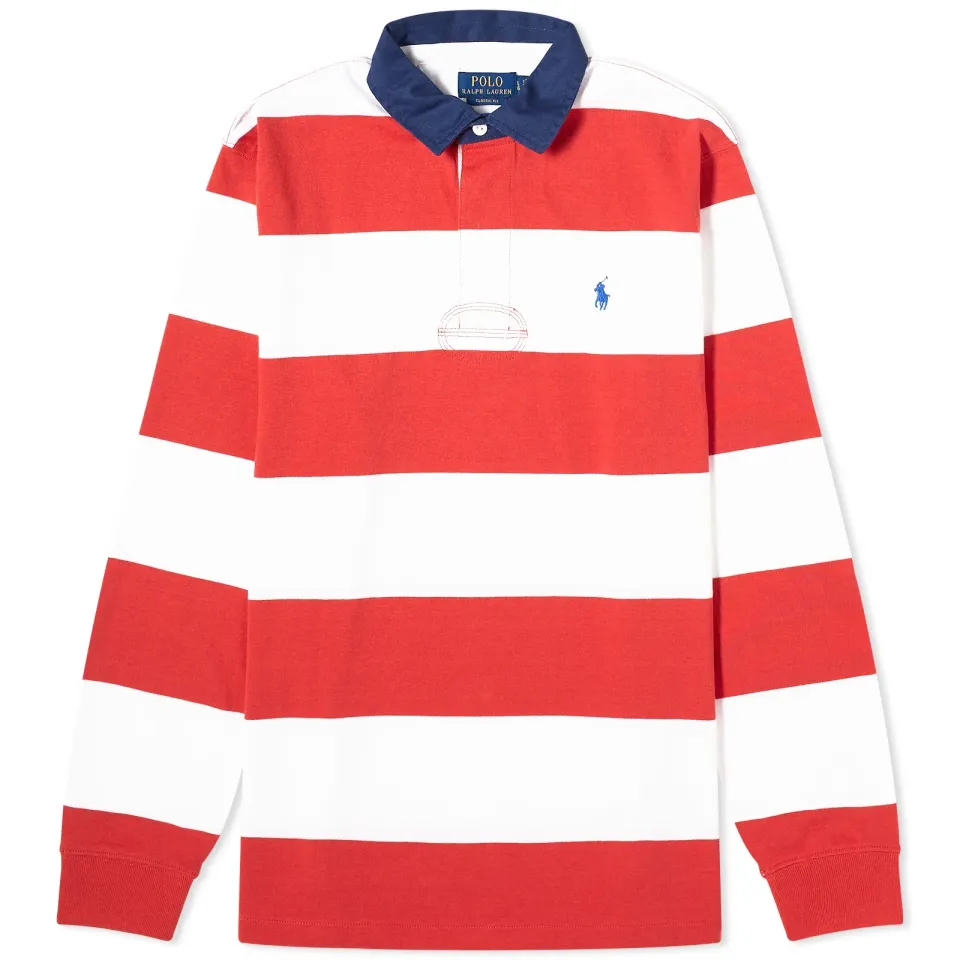 Block Stripe Rugby Shirt