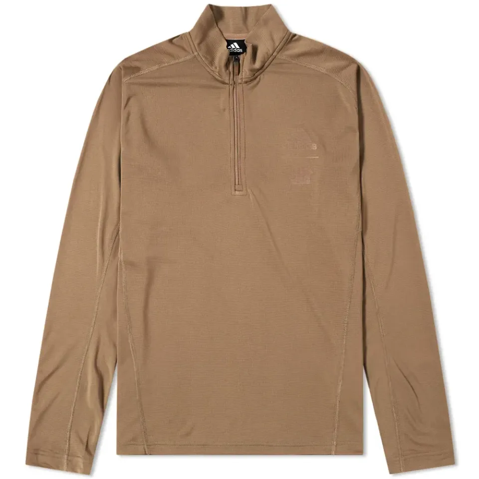 x Undefeated Long Sleeve Half Zip TR Tee