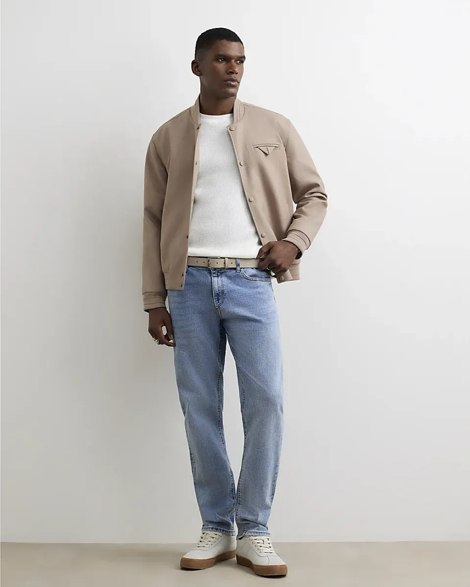 Slim Fit Mid Wash Jeans