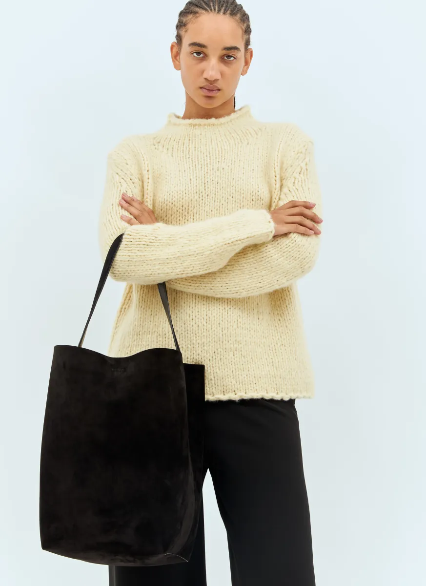 Large N/S Park Suede Tote Bag