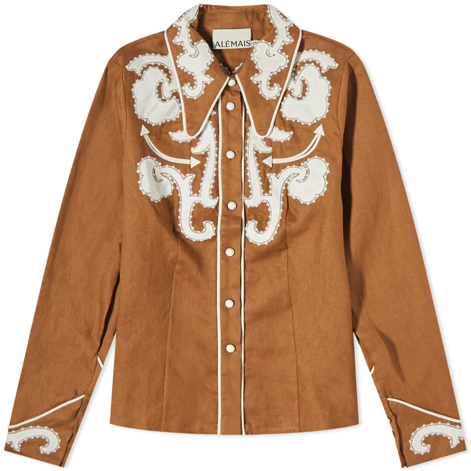 ALÉMAIS Ruby Applique Shirt