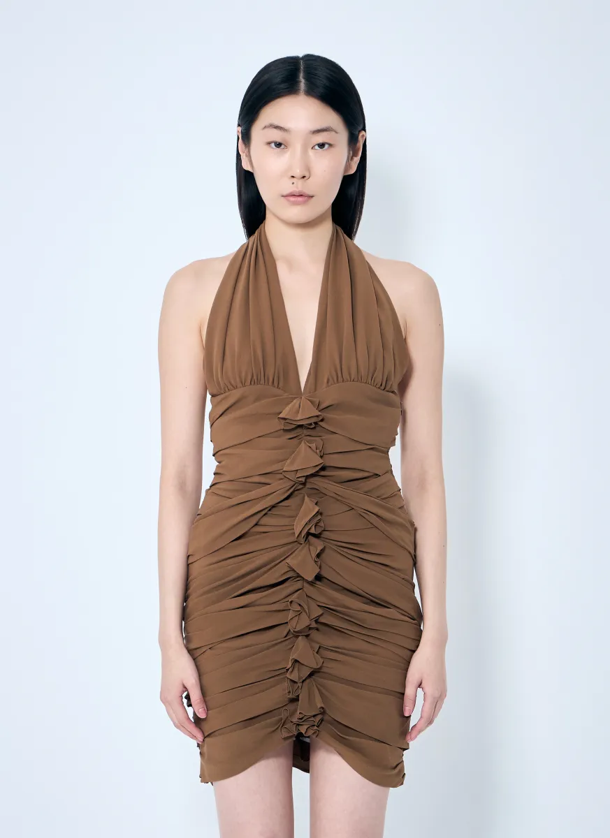 Silk Halter Dress