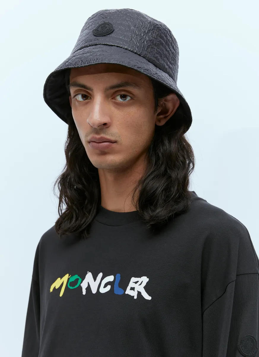 Logo Patch Bucket Hat