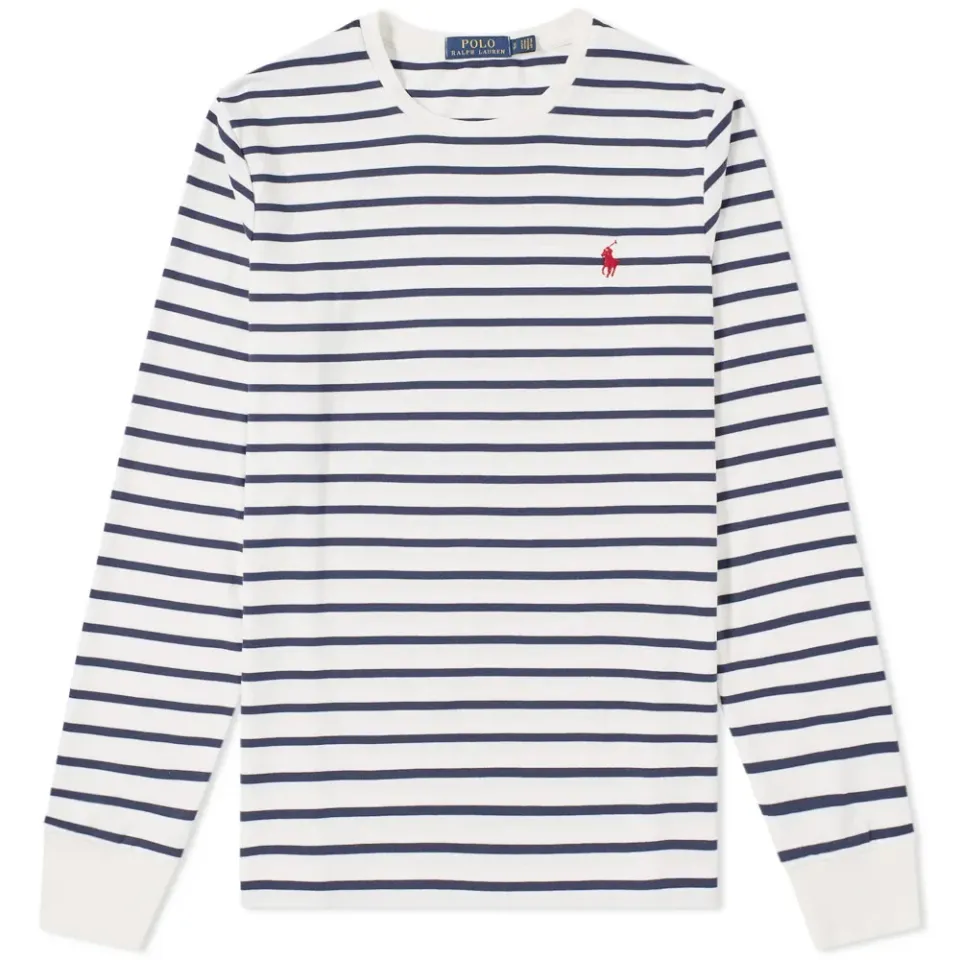 Long Sleeve Pima Stripe Tee