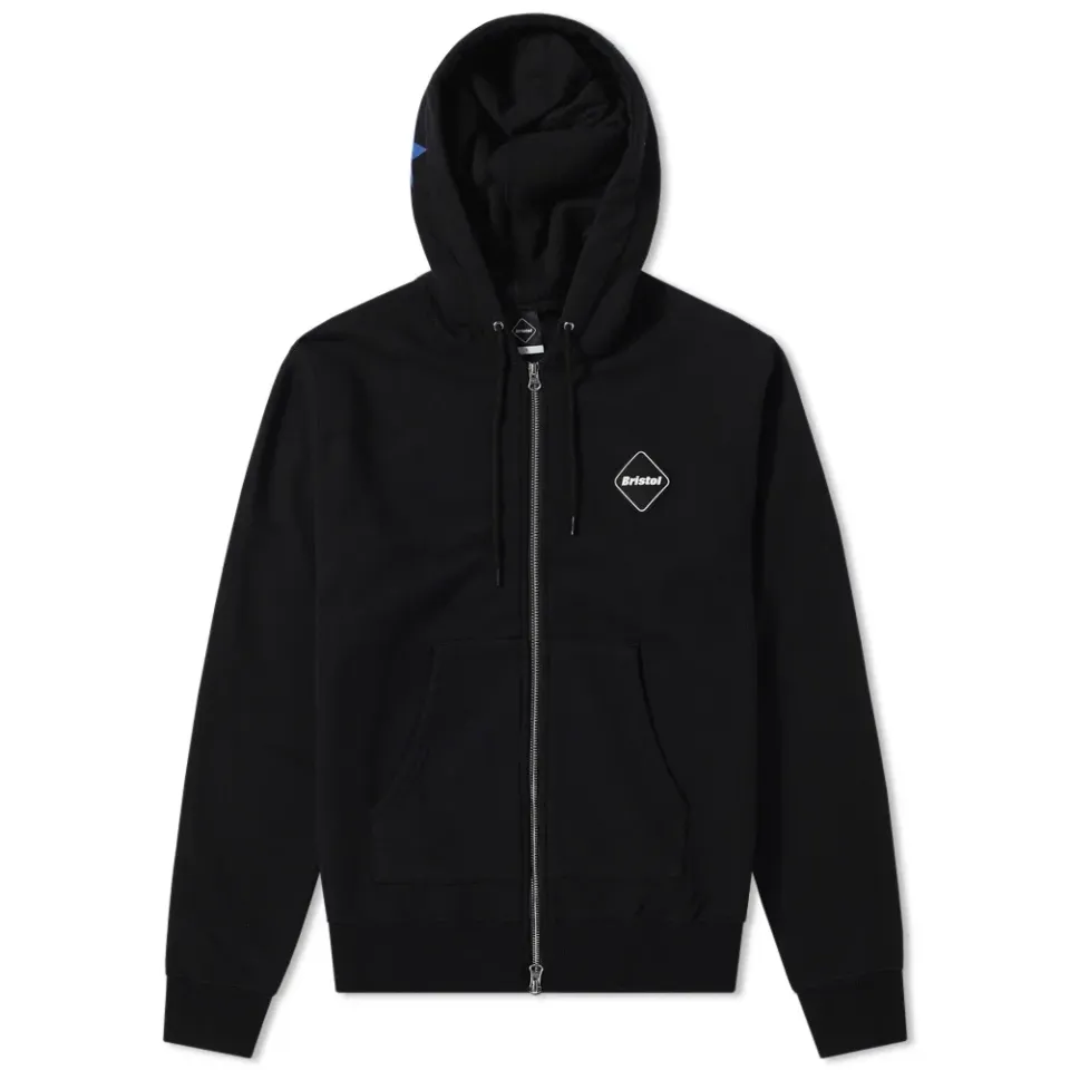 Multicolour Star Zip Hoody