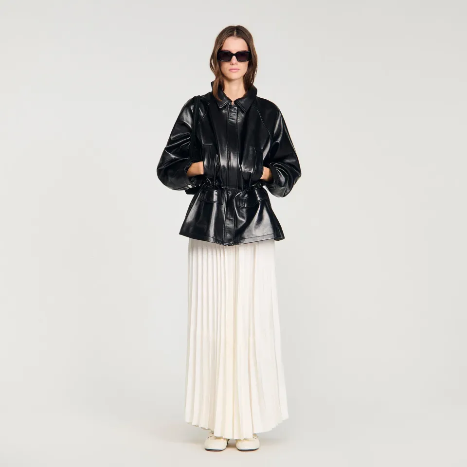 Smooth leather jacket