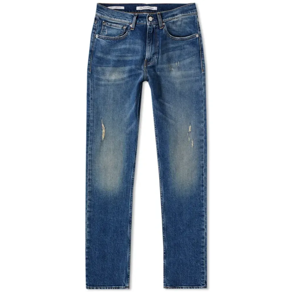 CKJ 016 Skinny West Mid Wash Jean