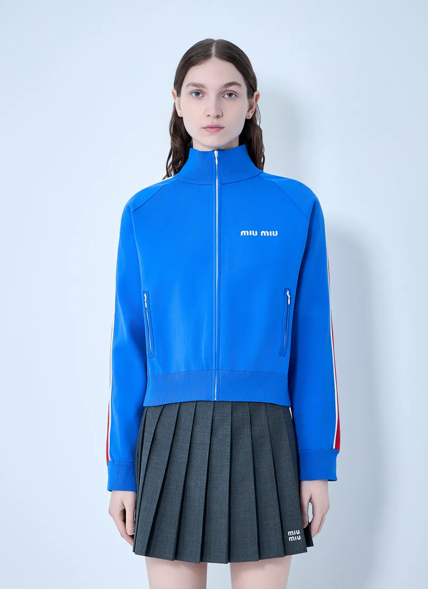 Technical Yarn Zipper Sweatshirt