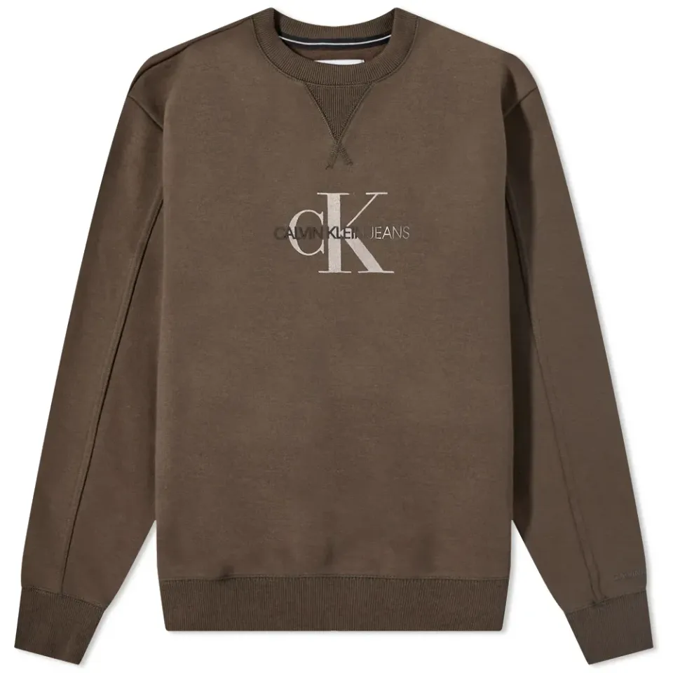 Archival Monogram Flock Crew Sweat