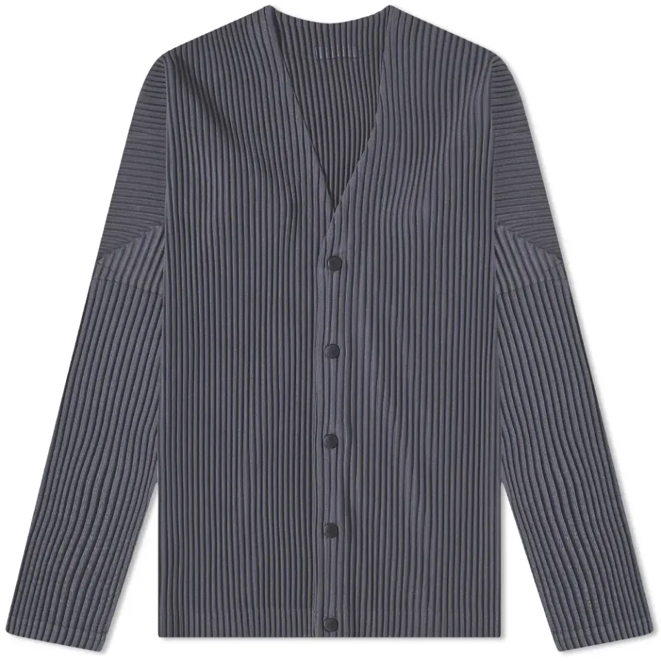Colour Pleats Cardigan