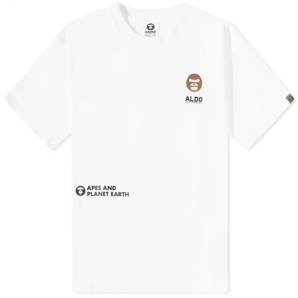AAPE Aaper Aldo Basic One Point T-Shirt