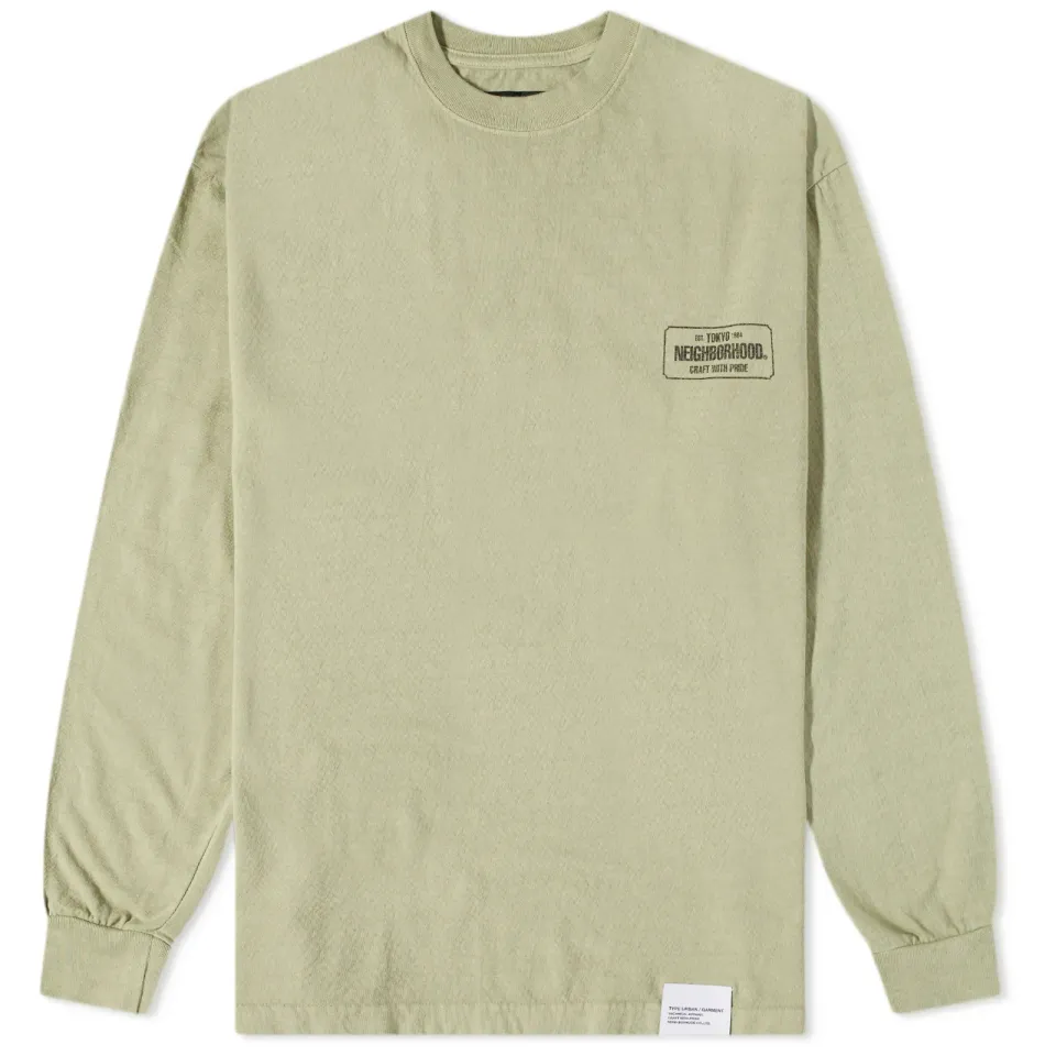 Long Sleeve Sulfer Dyeing T-Shirt