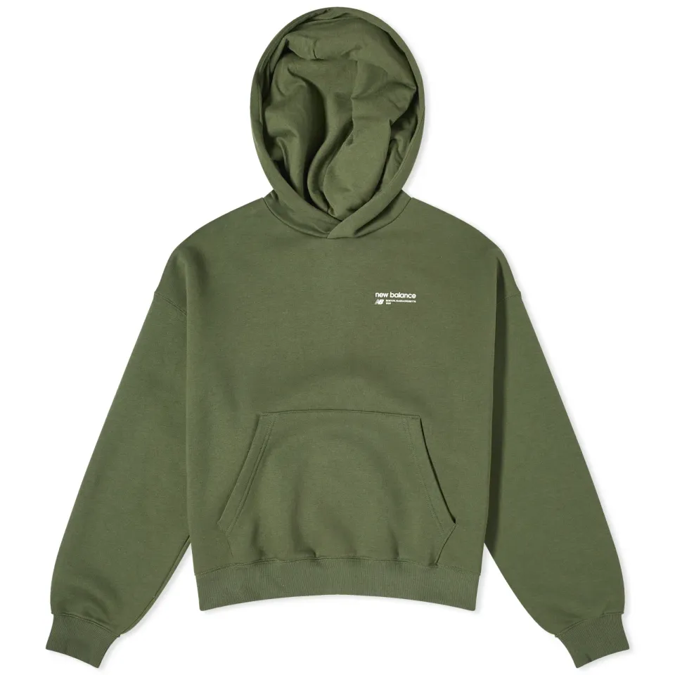 Linear Heritage Brushed Back Fleece Hoodie