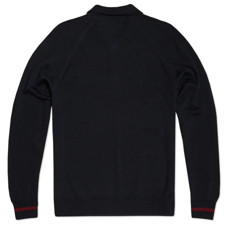 Fred Perry Long Sleeve Merino Polo