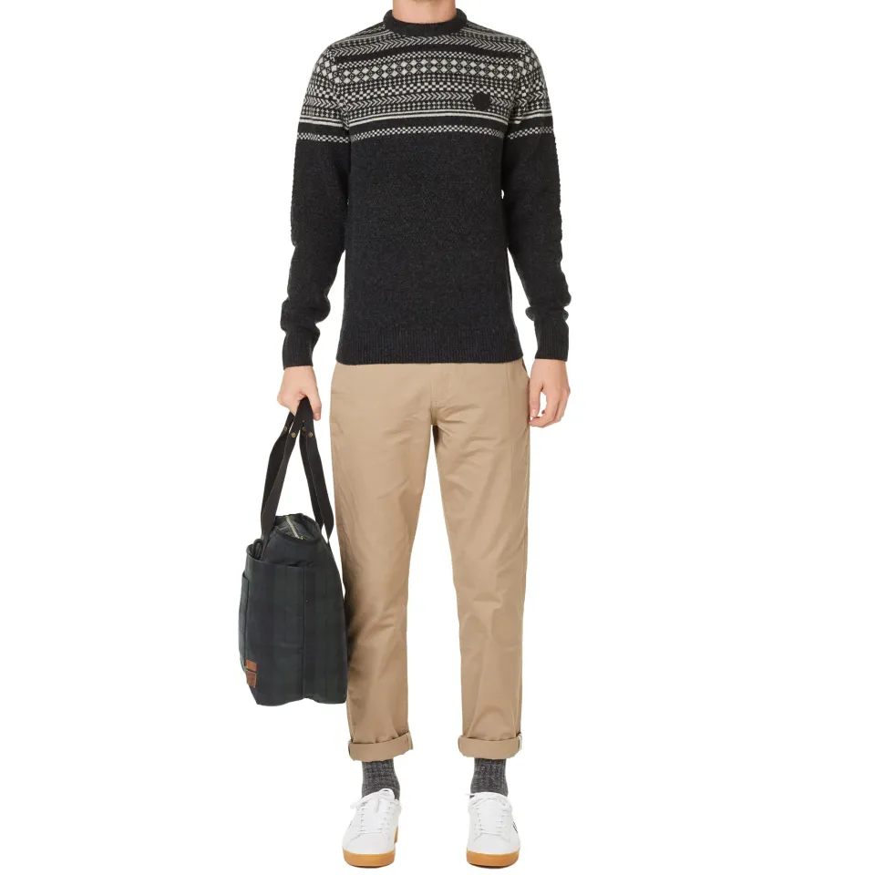 Fred Perry Winter Fairisle Crew Neck Knit