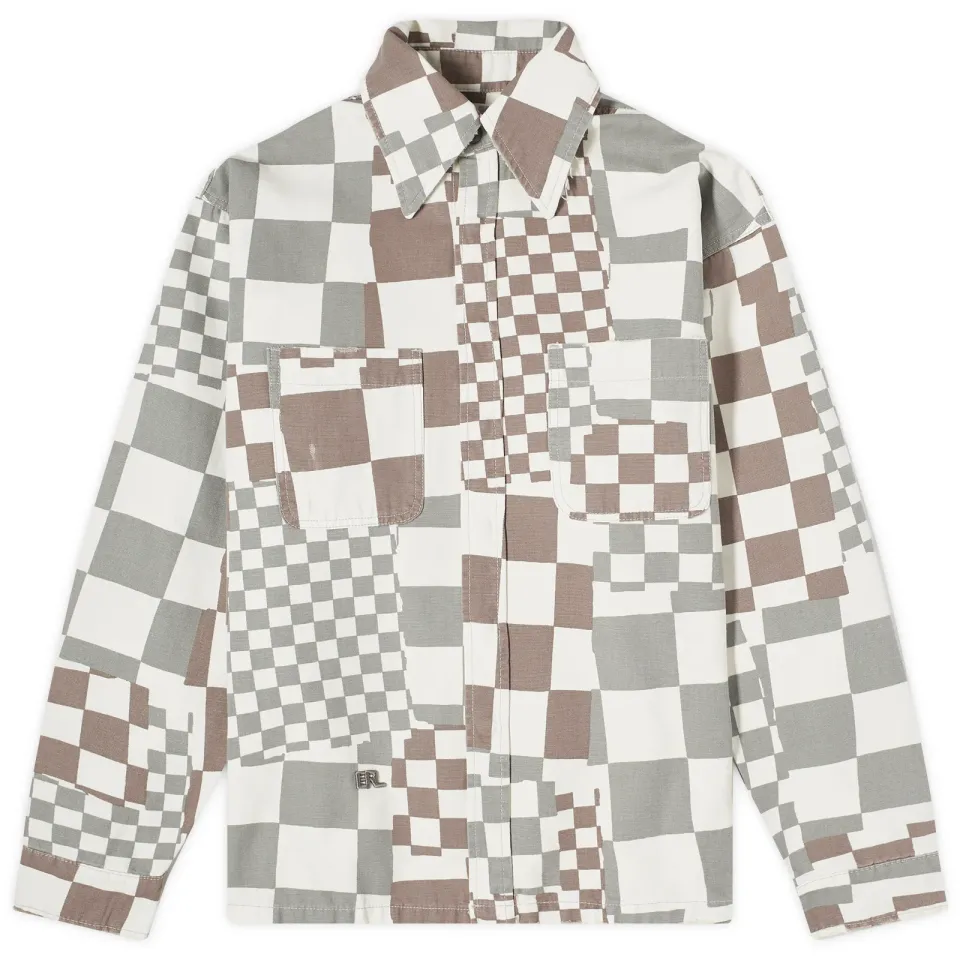 Checkerboard Canvas Jacket