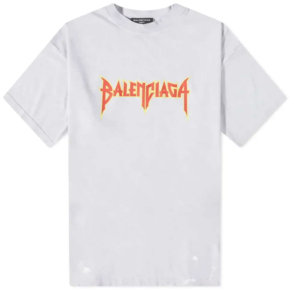Metal Logo Oversized Tee