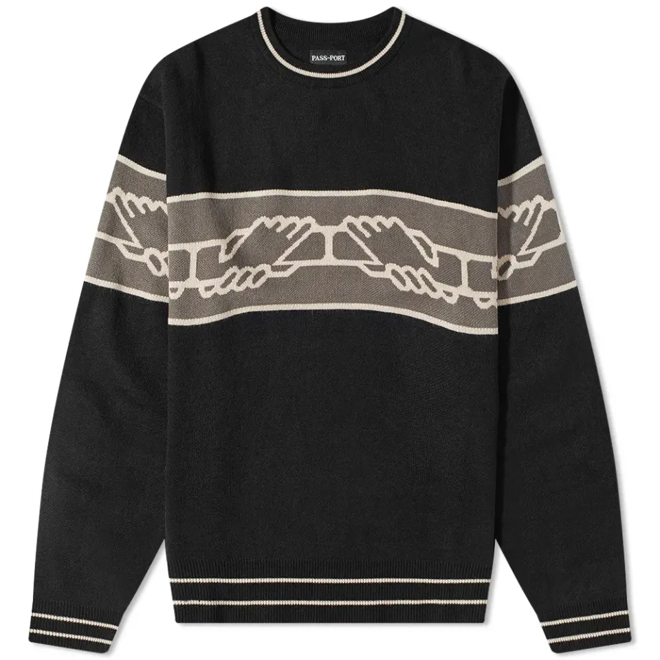 Inter Solid Crew Knit