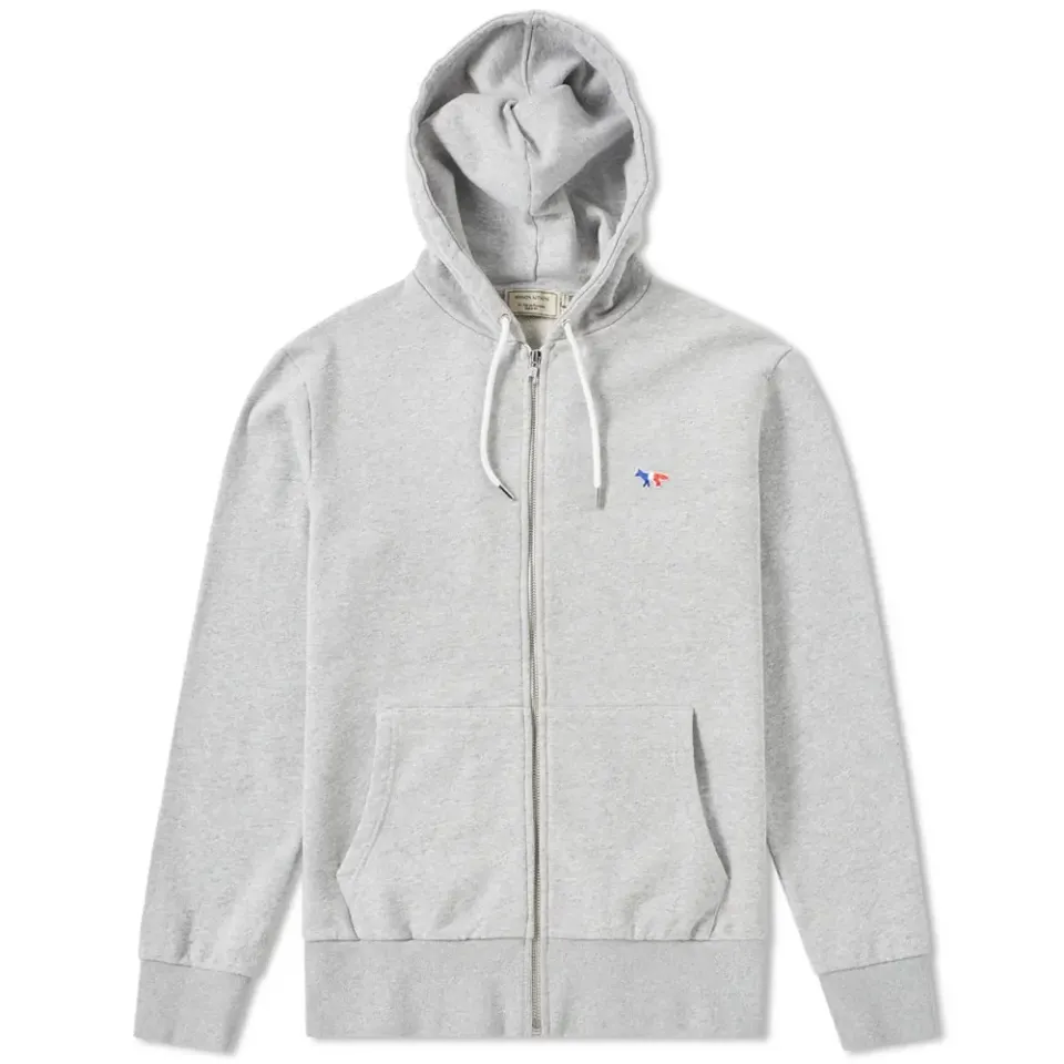 Maison Kitsuné Tricolour Fox Zip Hoody