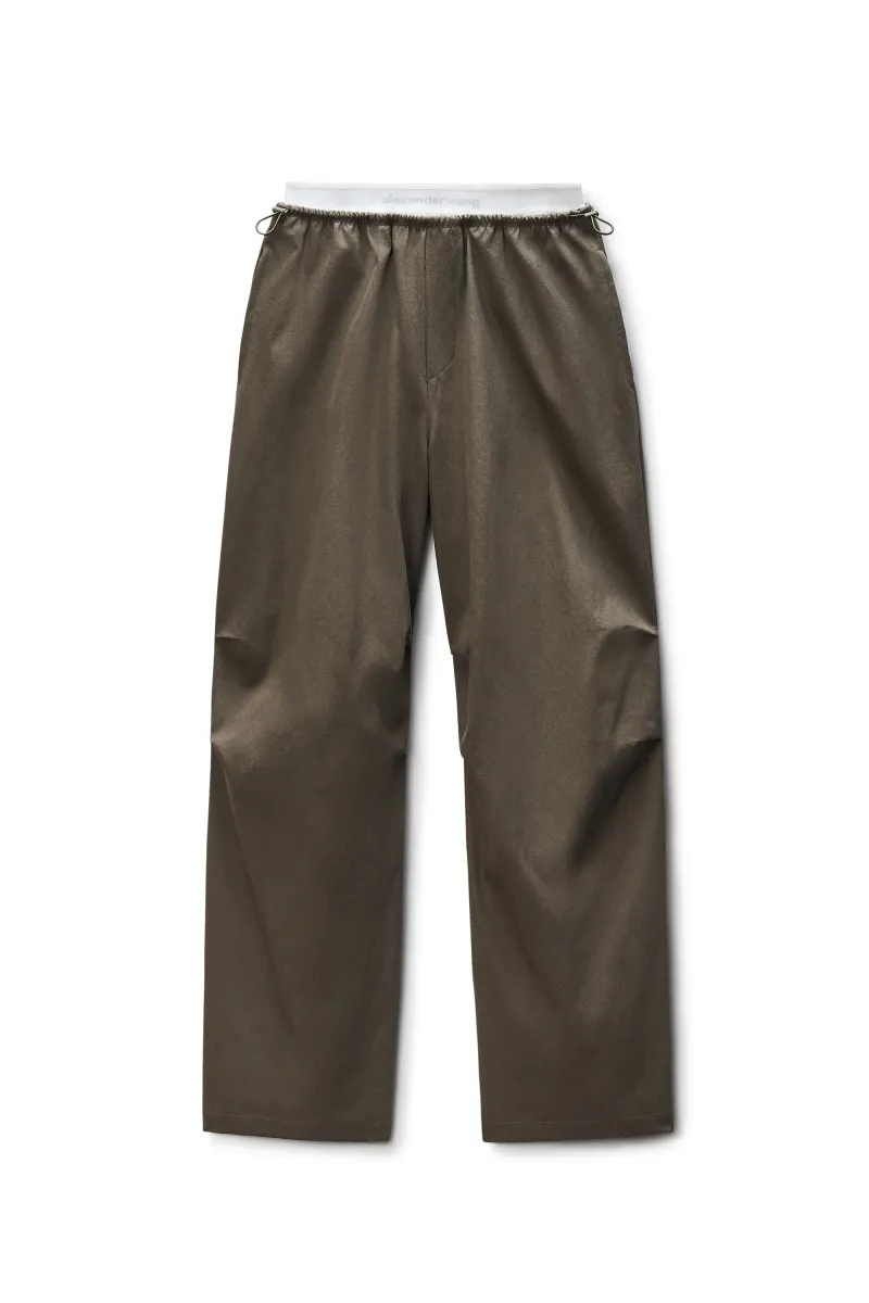 Pre-styled Mid-Rise Track Pant