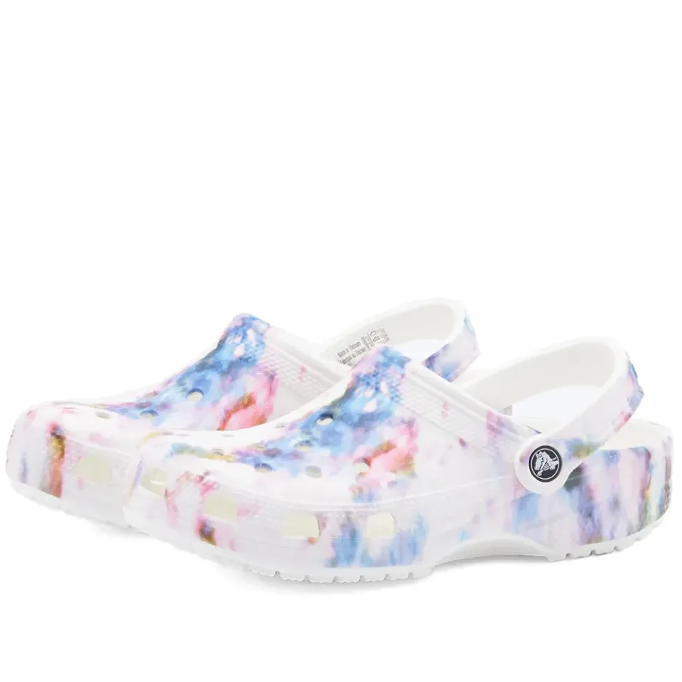 Classic Tie Dye Graphic Clog