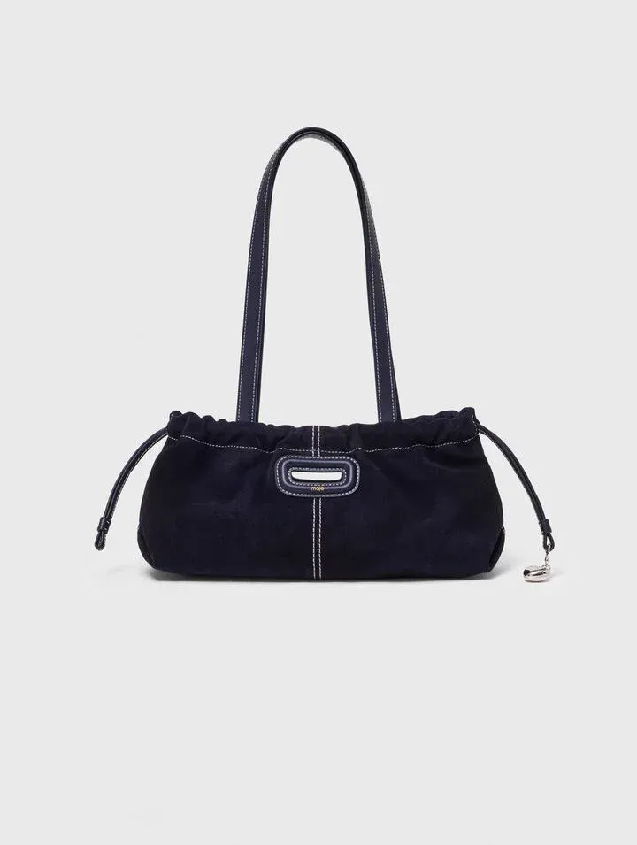 Topstitched suede Milpli Gazette