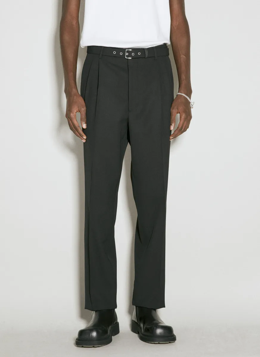 Belted Wool Pants