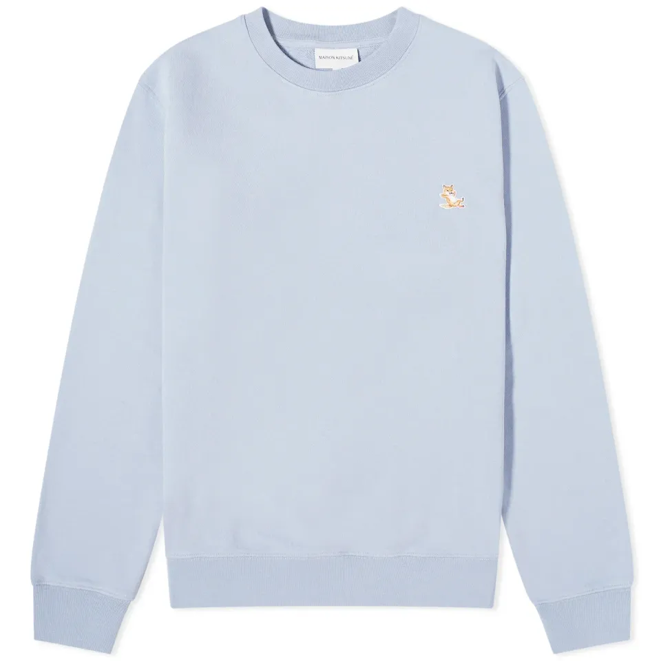 Maison Kitsuné Chillax Fox Patch Crew Sweat