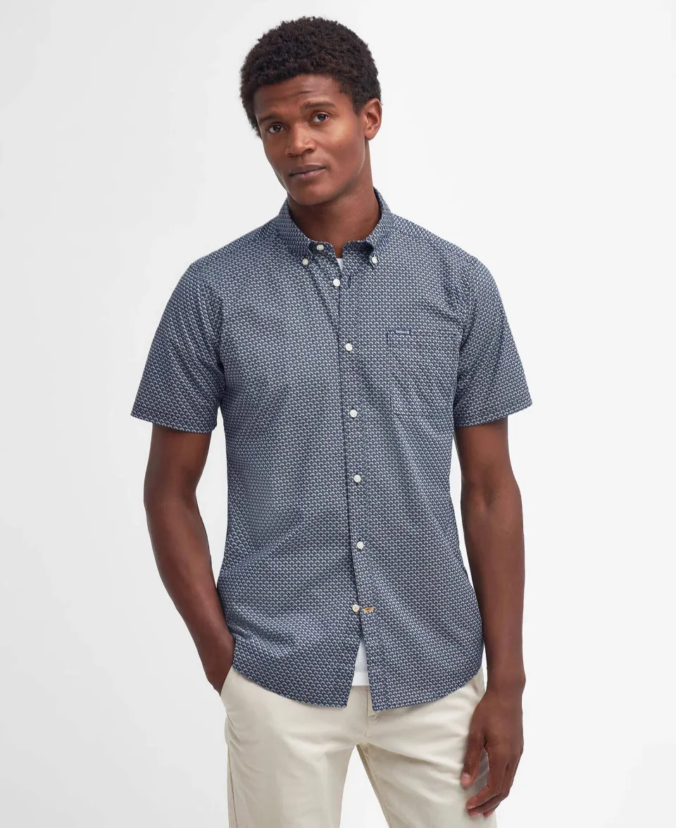 Shell Tailored Short-Sleeved Polo Shirt
