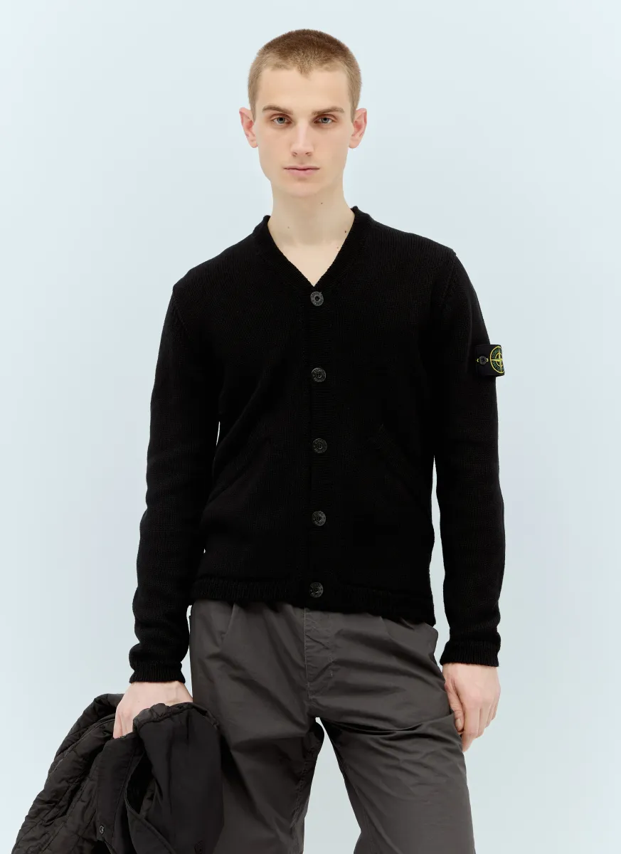 Logo Patch Cardigan