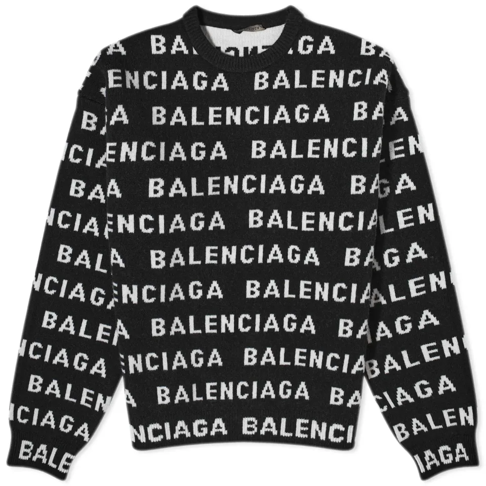 Repeat Logo Crew Knit