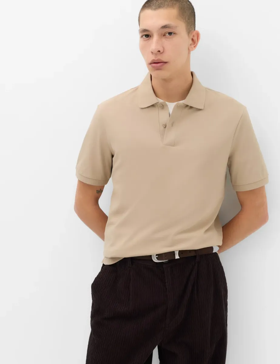 Ultimate Pique Polo Shirt Hessian