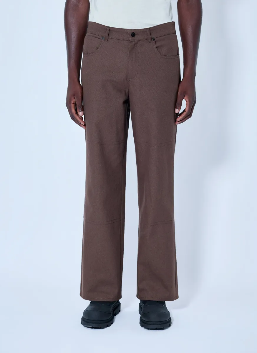 Tailored Straight-Leg Trousers