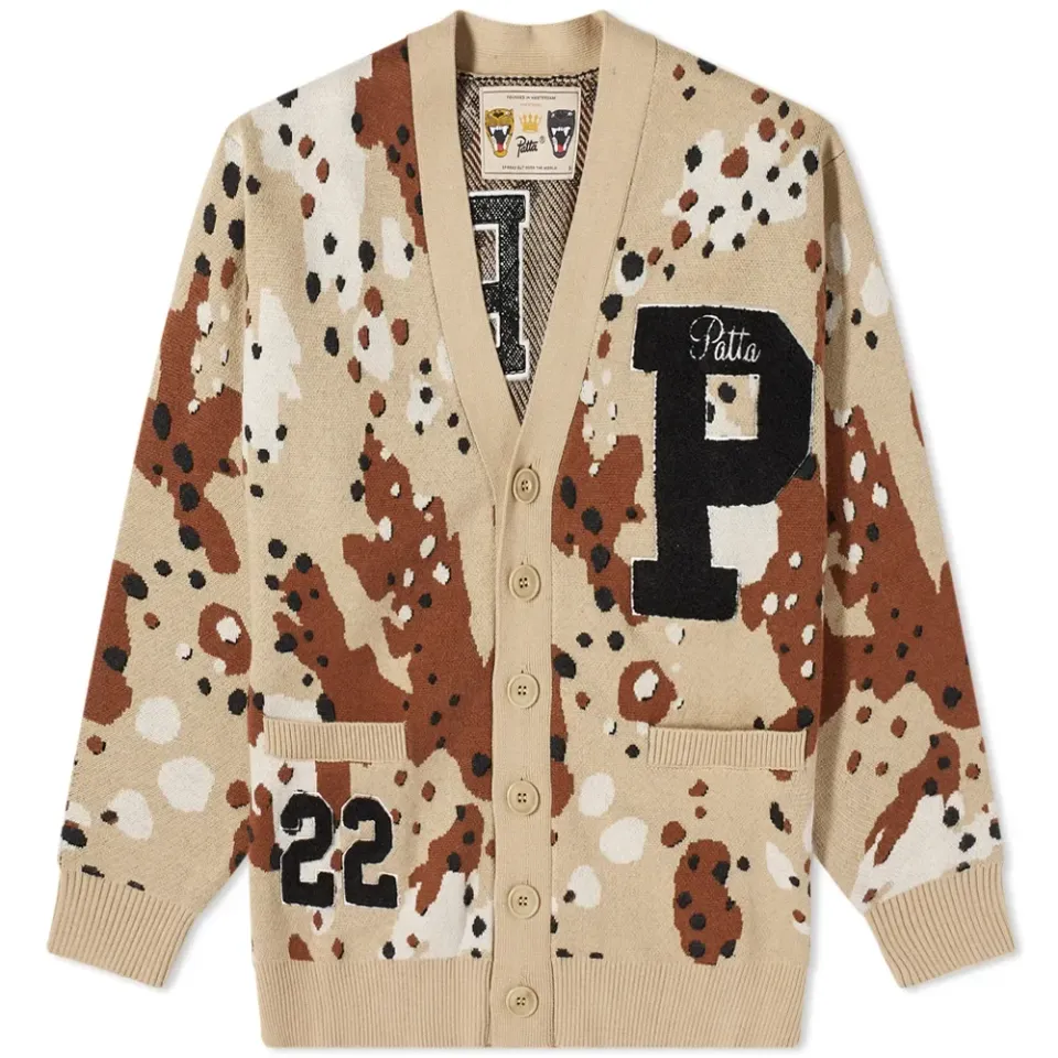 Cheetah Camo Knit Cardigan